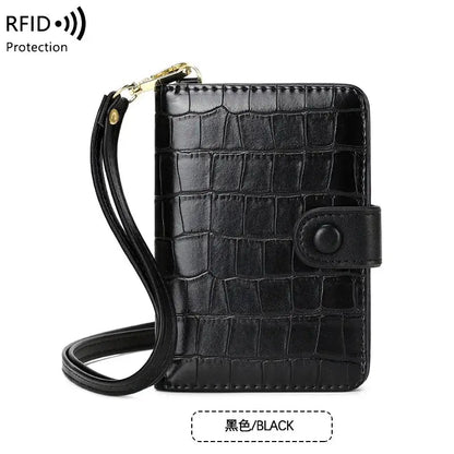 Passport Holder with Neck Lanyard Card Holders Travel Passport Cover RFID Blocking Passport Wallet for Men and Women
