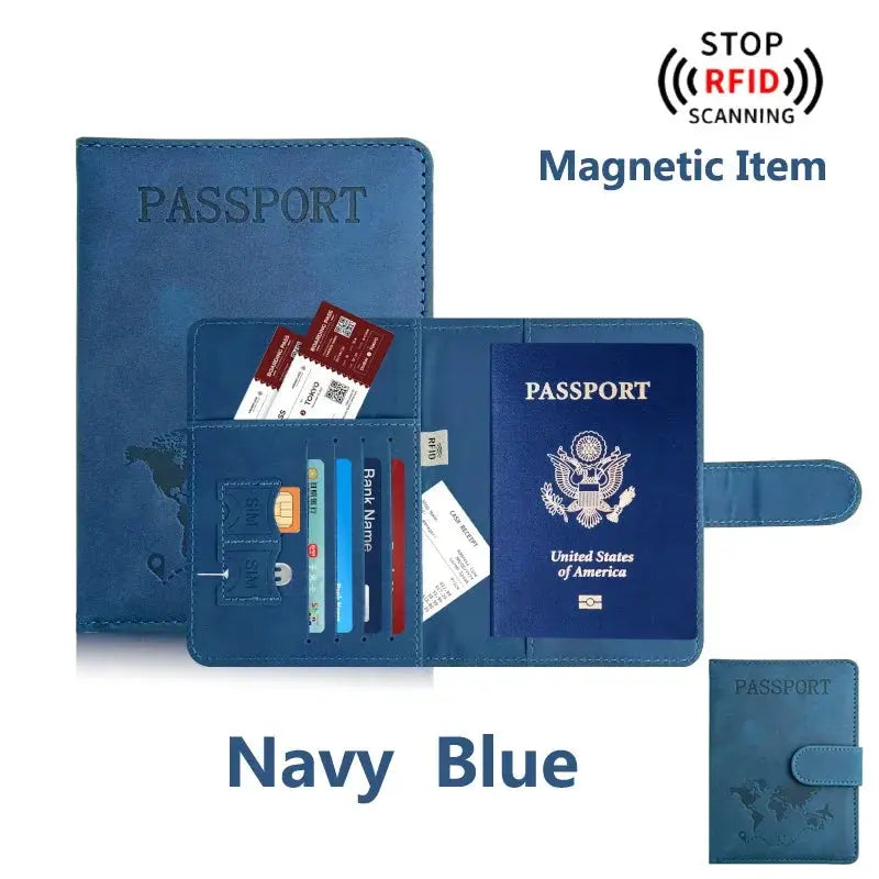 Passport Holder for Travel Essentials  Passport Wallet Cover Case for Travel  Accessories,Passport Book Holders for Women/Men