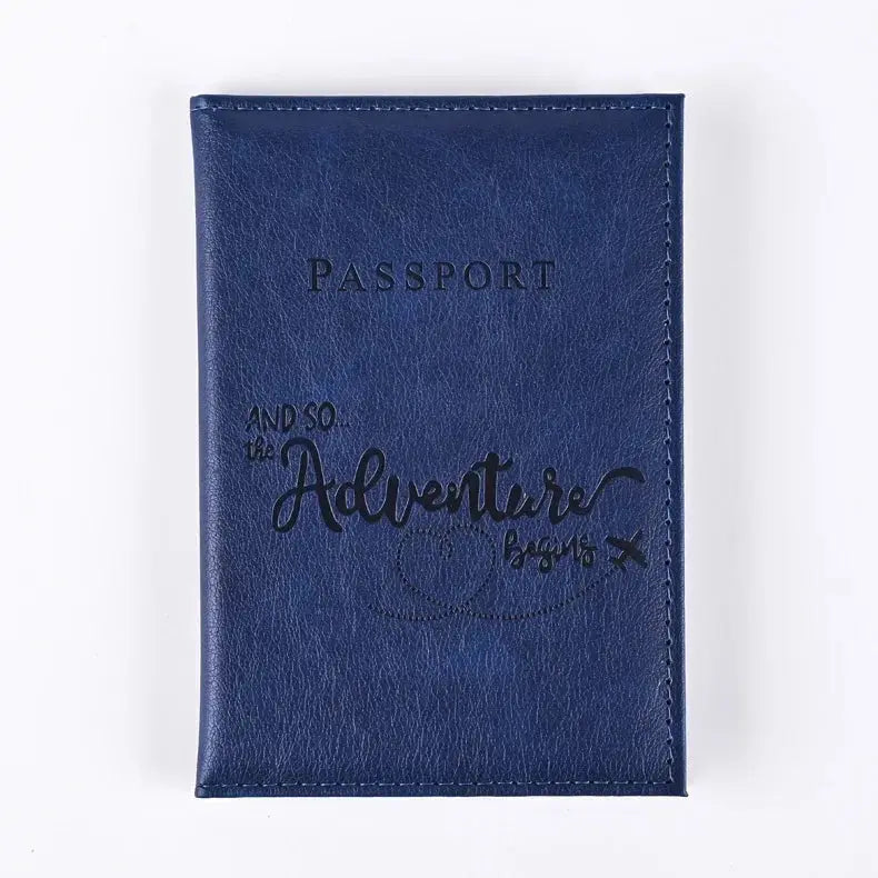 Passport Holder Wallet Cover Travel Essentials Pu Leather Card Case International Travel Accessories for Women/Men