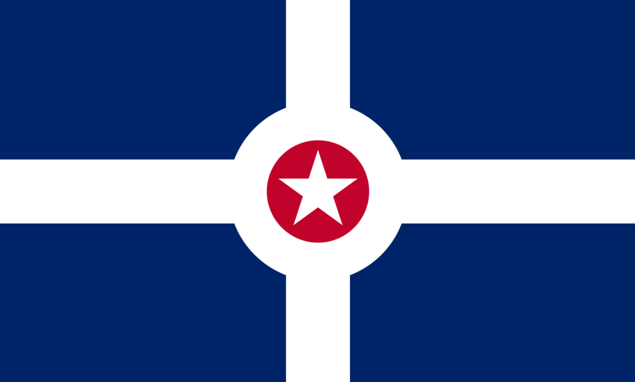 INDIANAPOLIS POLY FLAG 3X5'