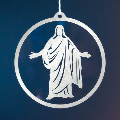 Set of Christus Ornaments - Latter-Day Saint LDS Missionary Gift - Book of Mormon