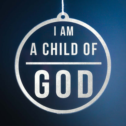 Set of I am a Child of God Ornaments - Latter-Day Saint LDS Missionary Gift - Book of Mormon