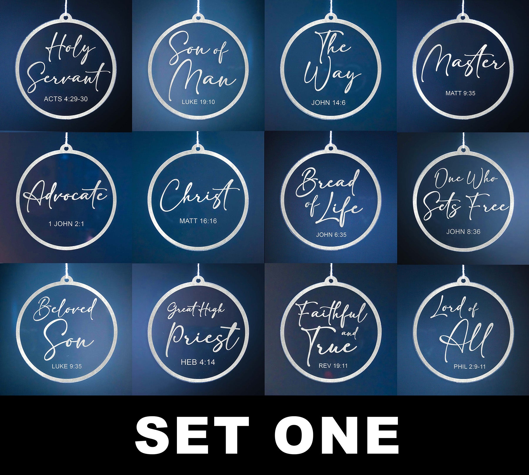 12 Names of Christ (Set 1)