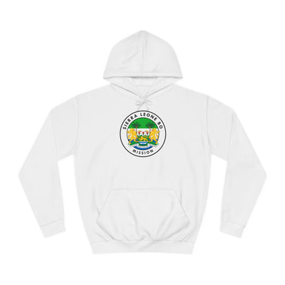 Sierra Leone Bo Mission Flag Logo (White Border) College Hoodie - Latter-Day Saint LDS Missionary Gift - Book of Mormon