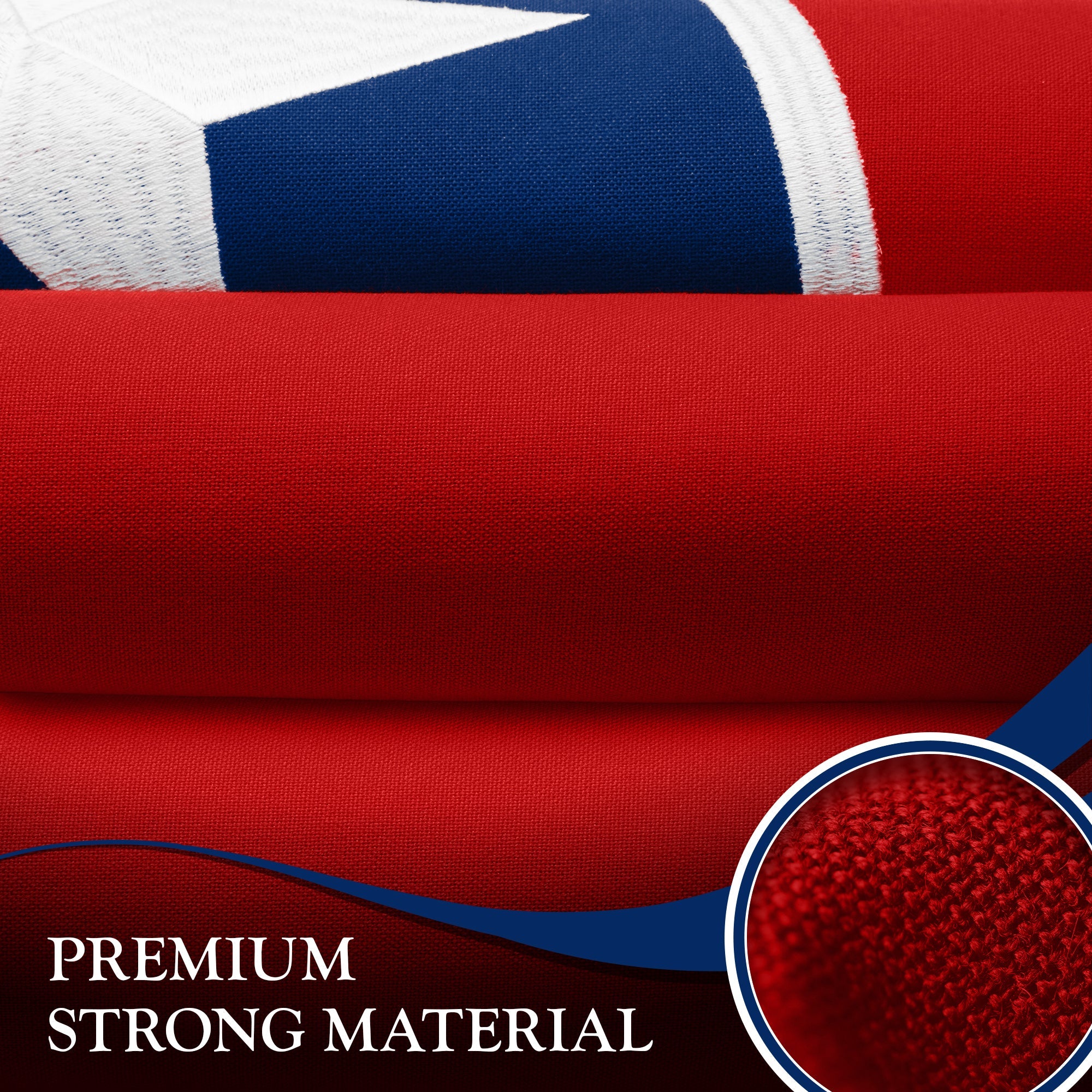 G128 Tennessee TN State Flag | 2x3 Ft | StormFlyer Series Embroidered 220GSM Spun Polyester | Embroidered Design, Indoor/Outdoor, Brass Grommets, Heavy Duty, All Weather