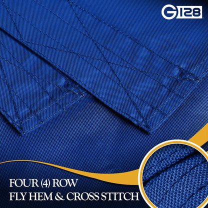 Alaska State Flag | 5x8 Ft | StormFlyer Series Embroidered 220GSM Spun Polyester | Embroidered Design, Indoor/Outdoor, Brass Grommets, Heavy Duty, All Weather