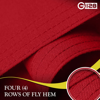 Florida FL State Flag | 6x10 Ft | StormFlyer Series Embroidered 220GSM Spun Polyester | Embroidered Design, Indoor/Outdoor, Brass Grommets, Heavy Duty, All Weather