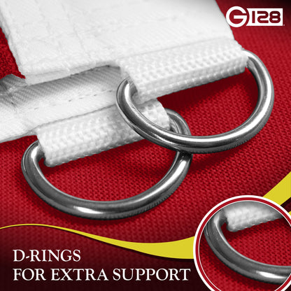 Florida FL State Flag | 6x10 Ft | StormFlyer Series Embroidered 220GSM Spun Polyester | Embroidered Design, Indoor/Outdoor, Brass Grommets, Heavy Duty, All Weather