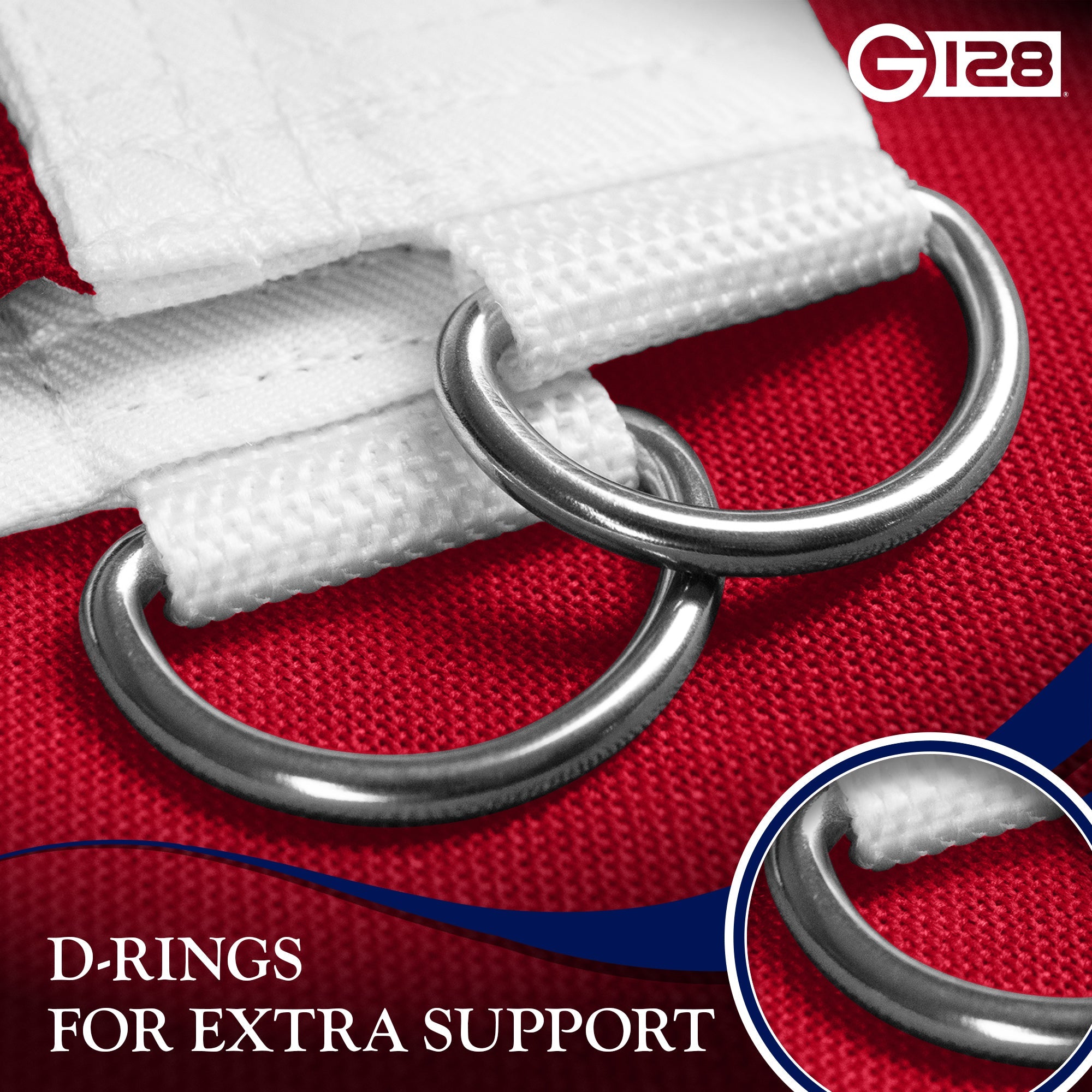 G128 North Carolina State Flag | 6x10 Ft | StormFlyer Series Embroidered 220GSM Spun Polyester | Embroidered Design, Indoor/Outdoor, Brass Grommets, Heavy Duty, All Weather