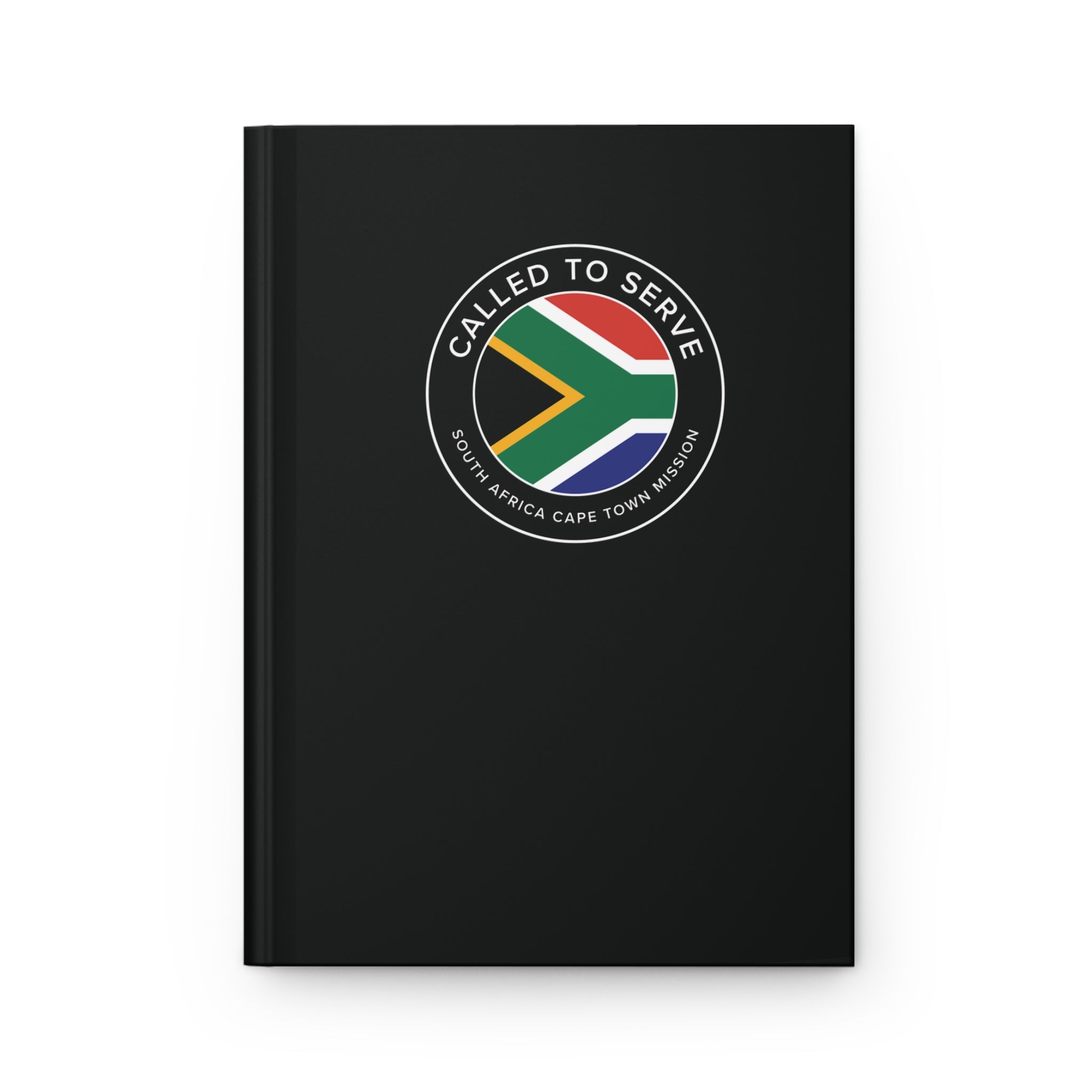 South Africa Cape Town Mission Circle Flag Called to Serve Black Hardcover Journal Matte - Latter-Day Saint LDS Missionary Gift - Book of Mormon