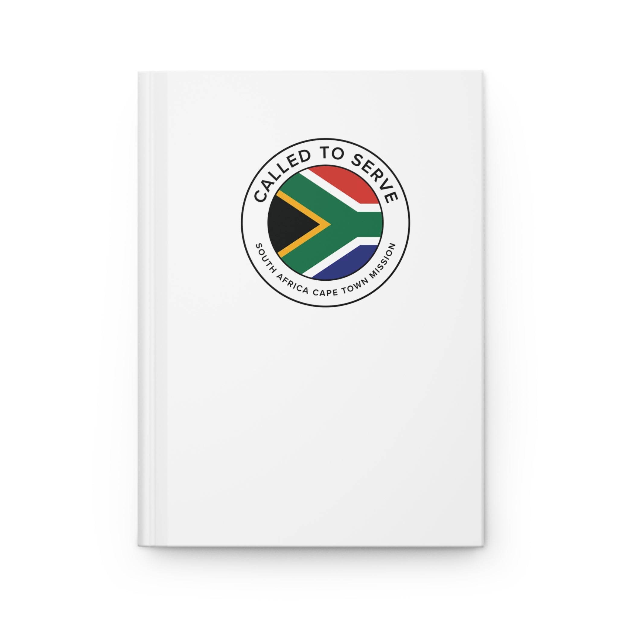 South Africa Cape Town Mission Circle Flag Called to Serve White Hardcover Journal Matte - Latter-Day Saint LDS Missionary Gift - Book of Mormon