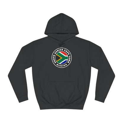 South Africa Cape Town Mission Flag Logo (Black Border) College Hoodie