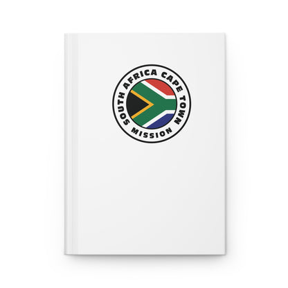 South Africa Cape Town Mission Logo Design White Hardcover Journal Matte - Latter-Day Saint LDS Missionary Gift - Book of Mormon