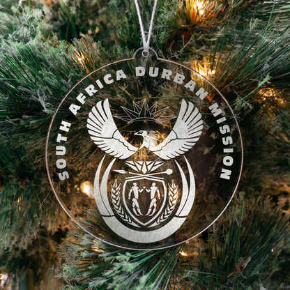 South Africa Durban Mission Christmas Ornament - Latter-Day Saint LDS Missionary Gift - Book of Mormon