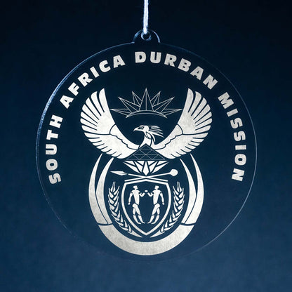 South Africa Durban Mission Christmas Ornament - Latter-Day Saint LDS Missionary Gift - Book of Mormon