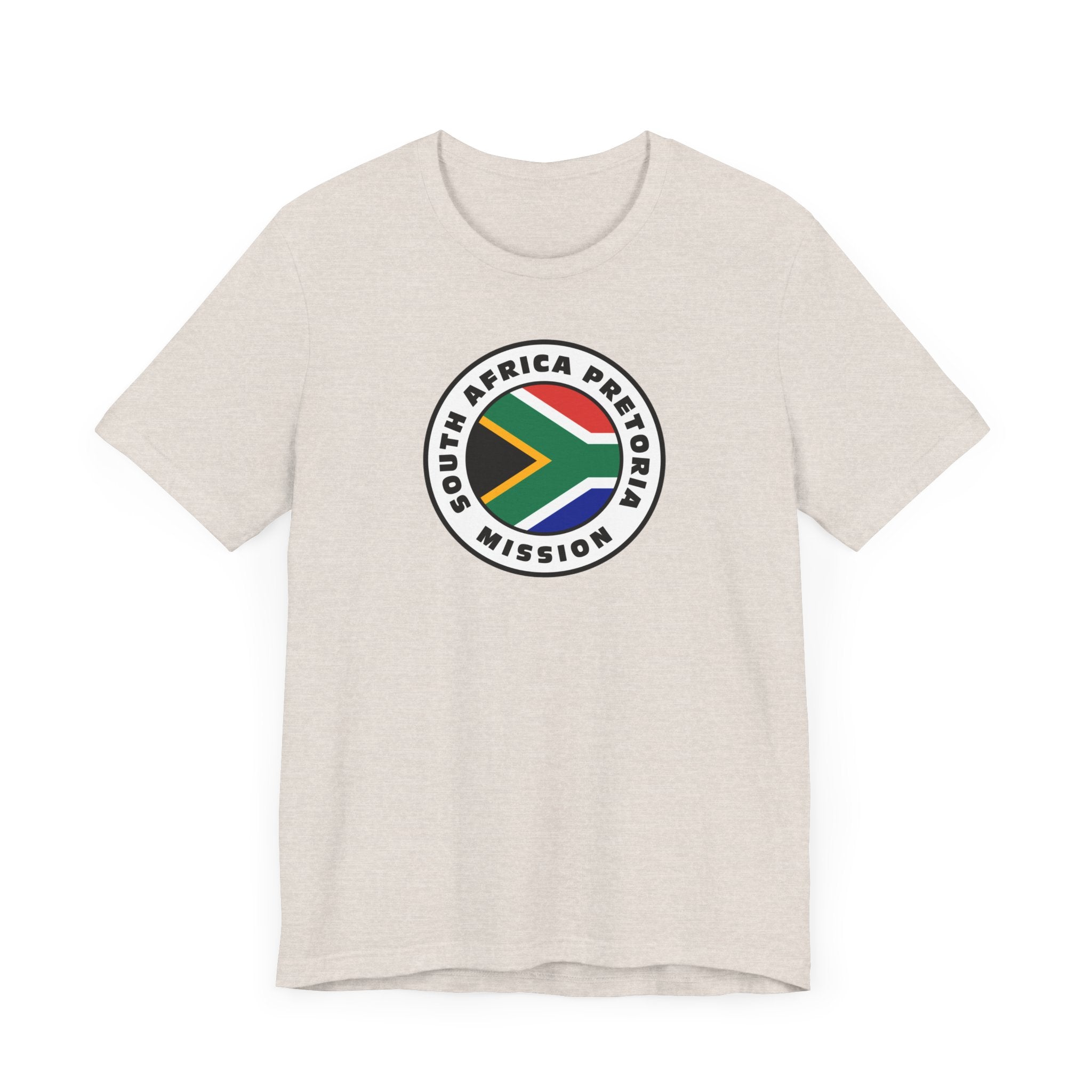 South Africa Durban Mission Flag Logo (White Border) T-shirt - Latter-Day Saint LDS Missionary Gift - Book of Mormon