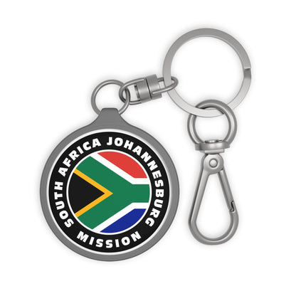 South Africa Johannesburg Mission Circle Flag Key Tag - Latter-Day Saint LDS Missionary Gift - Book of Mormon