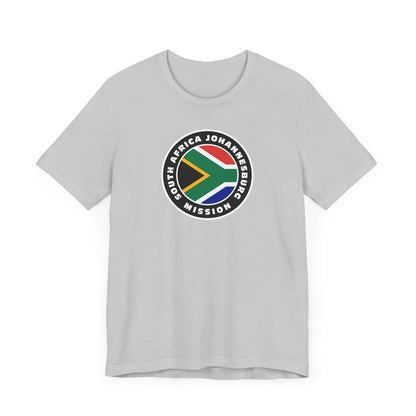 South Africa Johannesburg Mission Flag Logo (Black Border) T-shirt - Latter-Day Saint LDS Missionary Gift - Book of Mormon