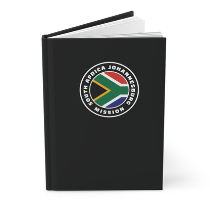 South Africa Johannesburg Mission Logo Design Black Hardcover Journal Matte - Latter-Day Saint LDS Missionary Gift - Book of Mormon