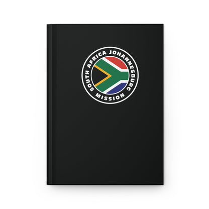 South Africa Johannesburg Mission Logo Design Black Hardcover Journal Matte - Latter-Day Saint LDS Missionary Gift - Book of Mormon