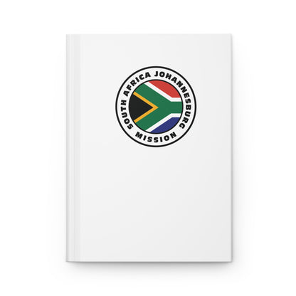 South Africa Johannesburg Mission Logo Design White Hardcover Journal Matte - Latter-Day Saint LDS Missionary Gift - Book of Mormon