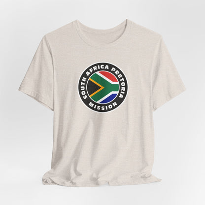 South Africa Pretoria Mission Flag Logo (Black Border) T-shirt - Latter-Day Saint LDS Missionary Gift - Book of Mormon