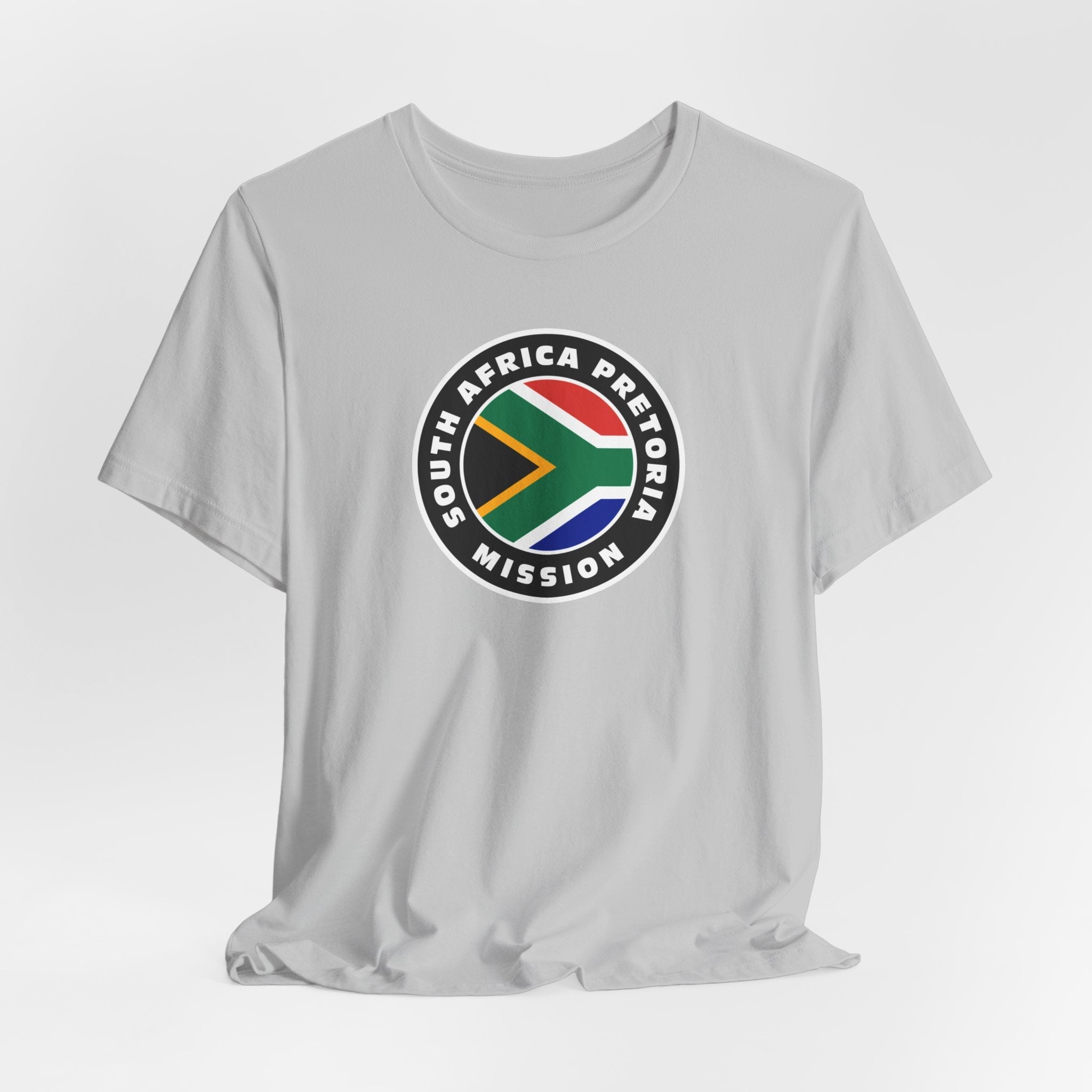 South Africa Pretoria Mission Flag Logo (Black Border) T-shirt - Latter-Day Saint LDS Missionary Gift - Book of Mormon