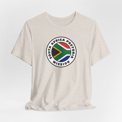 South Africa Pretoria Mission Flag Logo (White Border) T-shirt - Latter-Day Saint LDS Missionary Gift - Book of Mormon