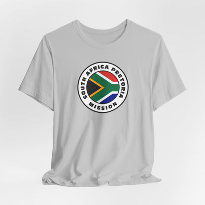 South Africa Pretoria Mission Flag Logo (White Border) T-shirt - Latter-Day Saint LDS Missionary Gift - Book of Mormon