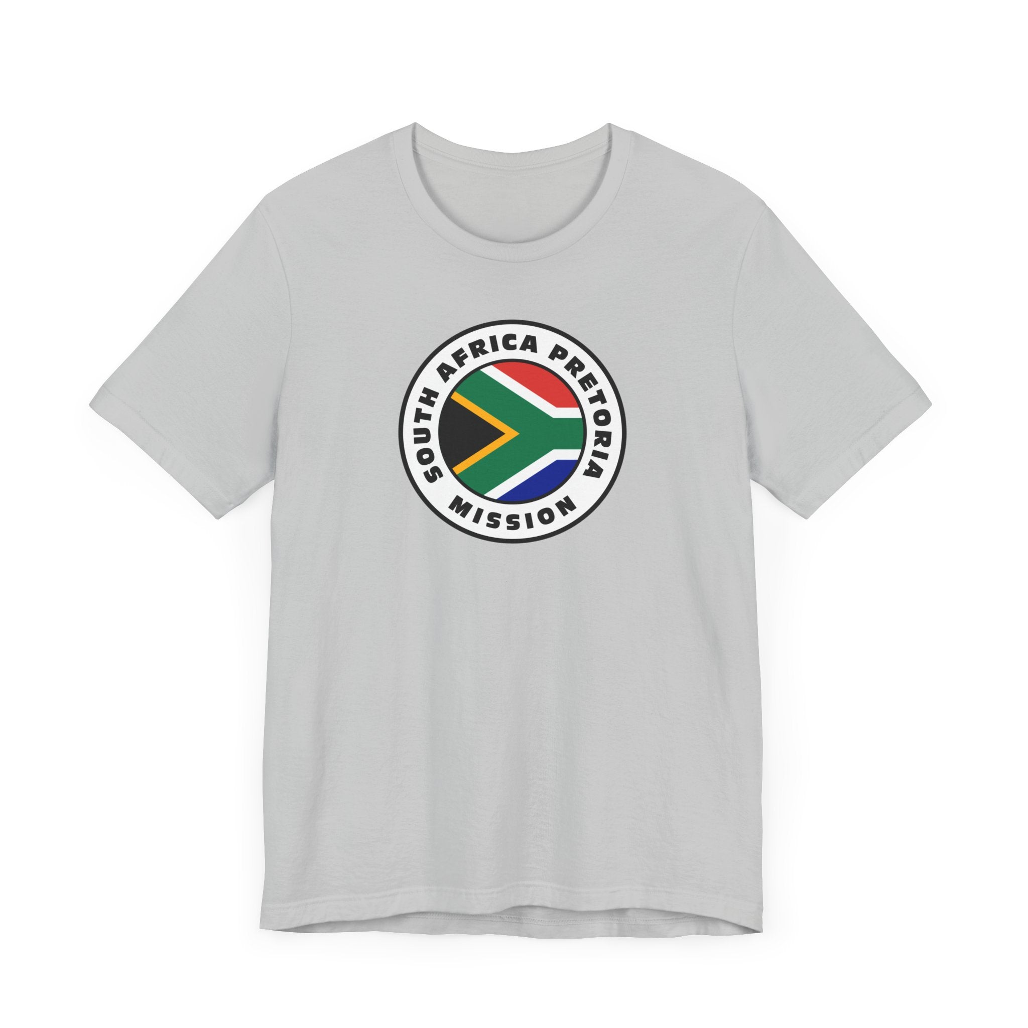 South Africa Pretoria Mission Flag Logo (White Border) T-shirt - Latter-Day Saint LDS Missionary Gift - Book of Mormon