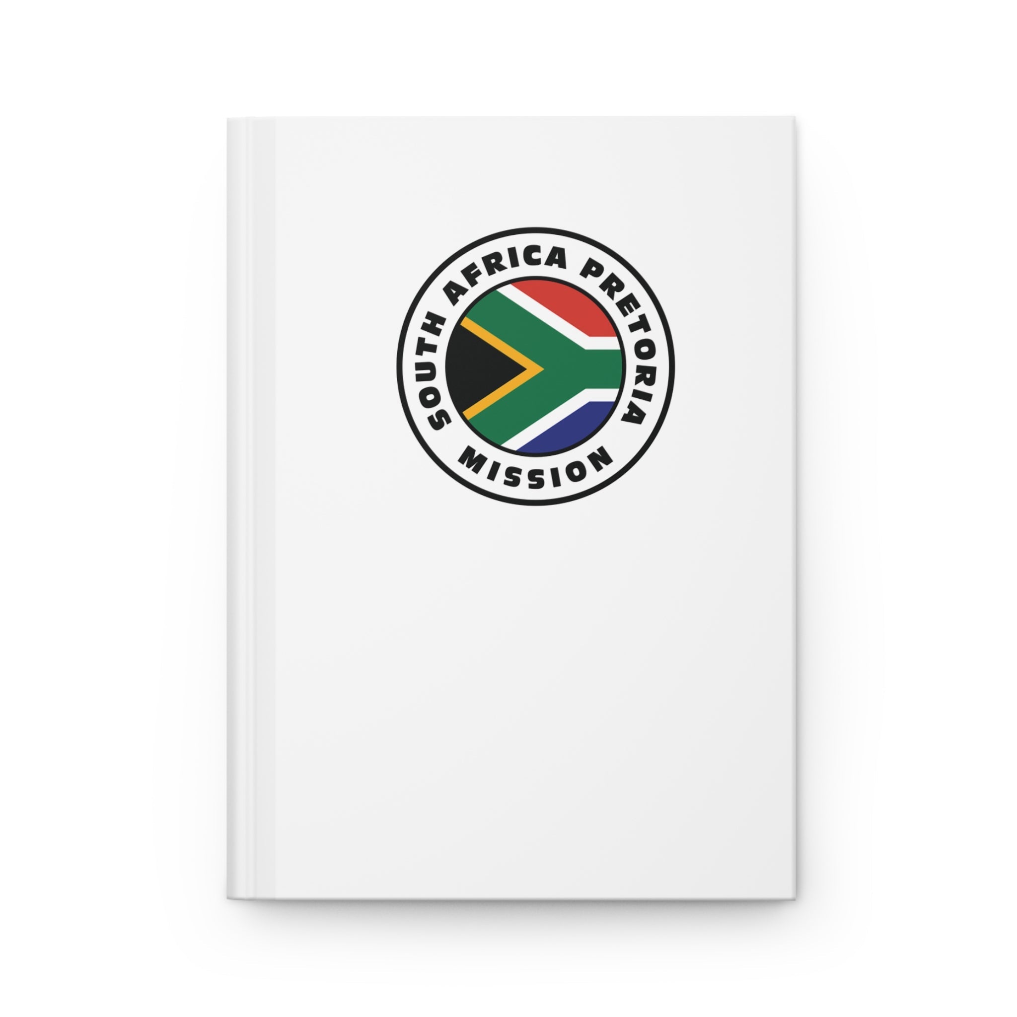 South Africa Pretoria Mission Logo Design White Hardcover Journal Matte - Latter-Day Saint LDS Missionary Gift - Book of Mormon