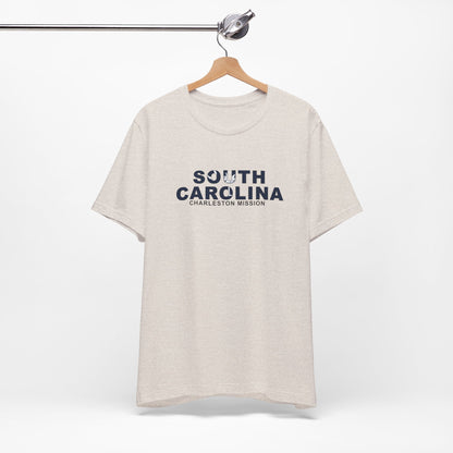 South Carolina Charleston Mission Flag Title T-shirt - Latter-Day Saint LDS Missionary Gift - Book of Mormon