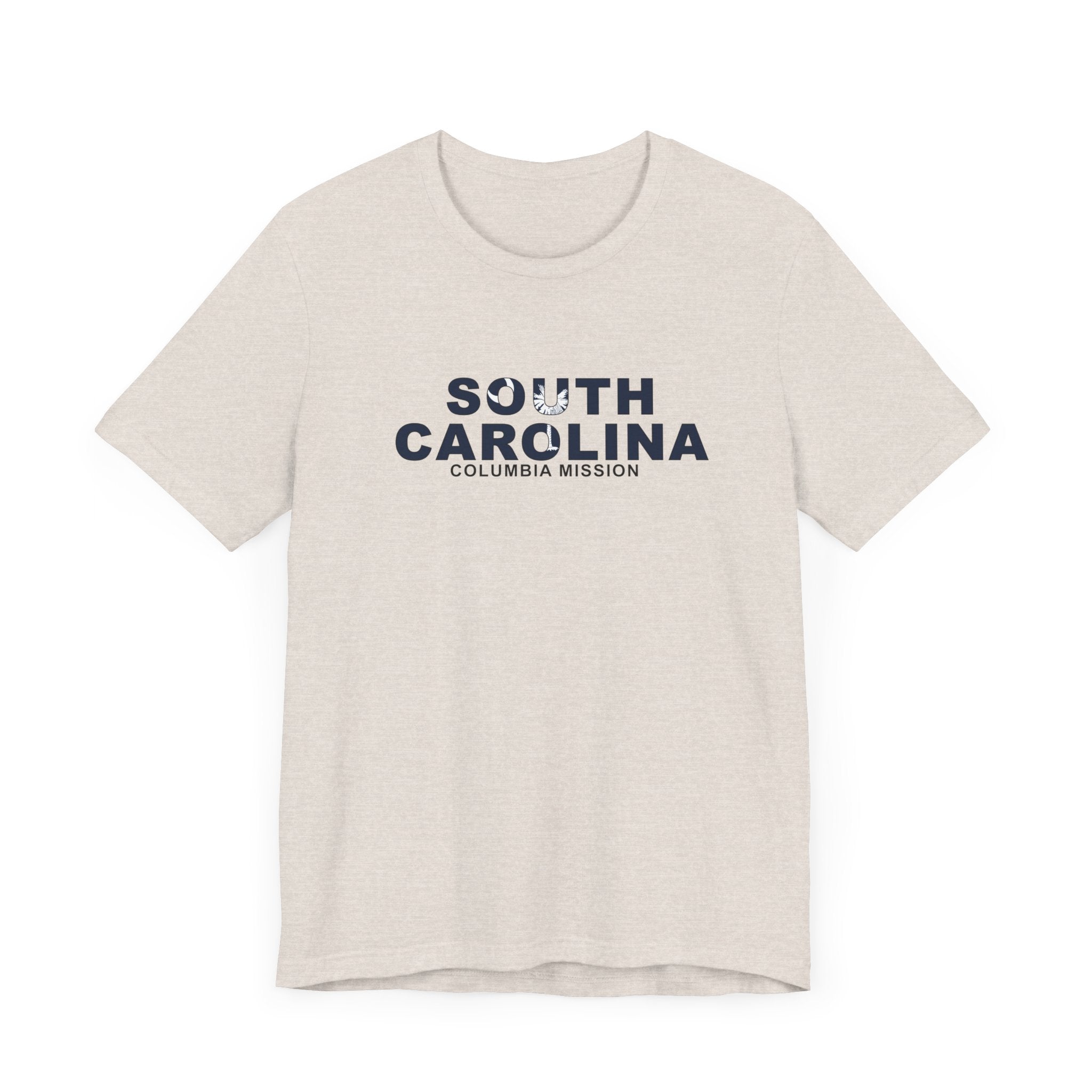 South Carolina Columbia Mission Flag Title T-shirt - Latter-Day Saint LDS Missionary Gift - Book of Mormon