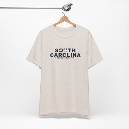 South Carolina Columbia Mission Flag Title T-shirt - Latter-Day Saint LDS Missionary Gift - Book of Mormon