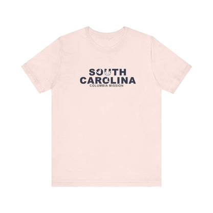 South Carolina Columbia Mission Flag Title T-shirt - Latter-Day Saint LDS Missionary Gift - Book of Mormon