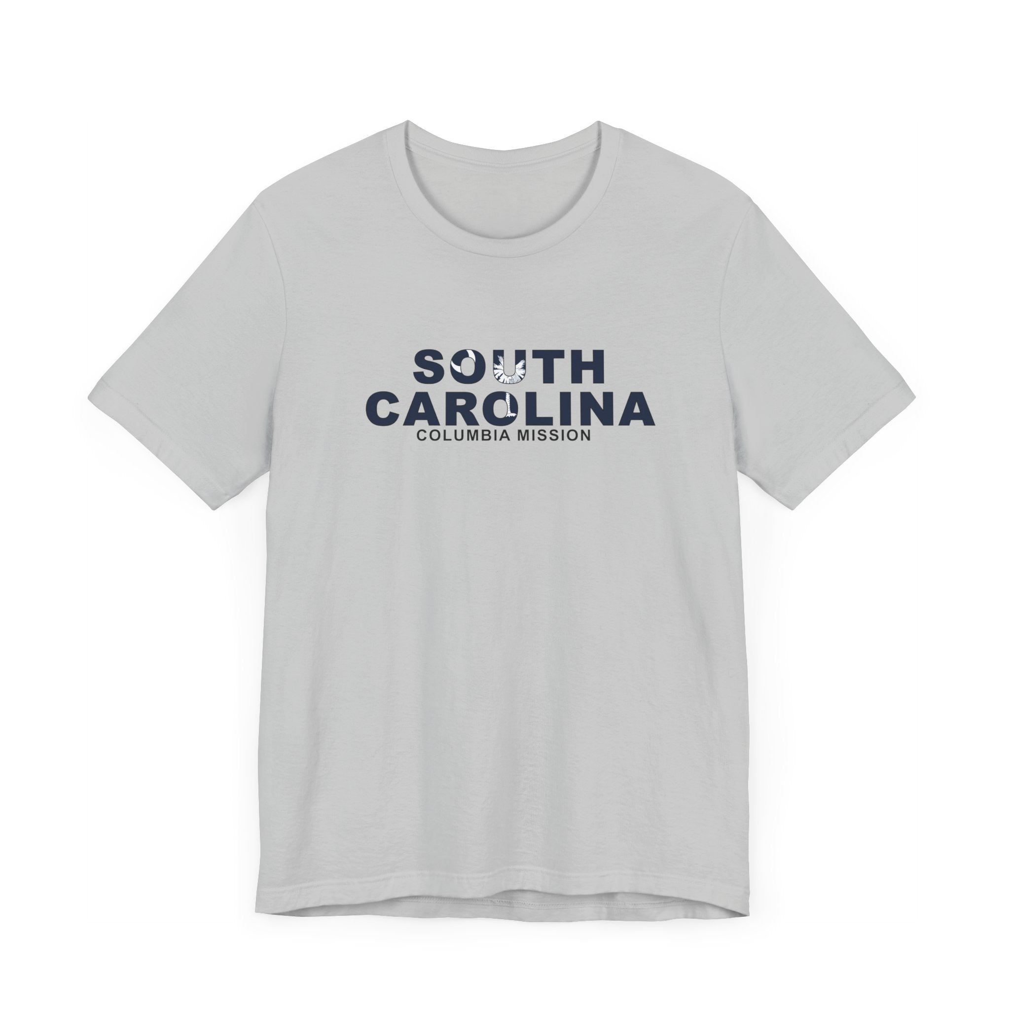 South Carolina Columbia Mission Flag Title T-shirt - Latter-Day Saint LDS Missionary Gift - Book of Mormon