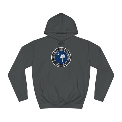 South Carolina Columbia Mission State Flag Logo (Black Border) College Hoodie