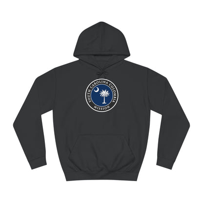 South Carolina Columbia Mission State Flag Logo (Black Border) College Hoodie