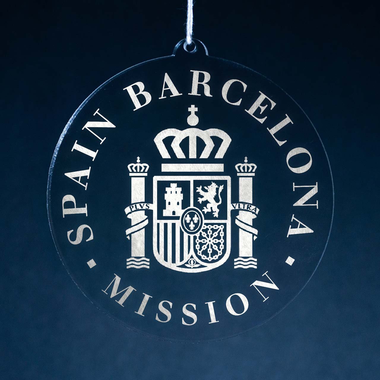 Spain Barcelona Mission Christmas Ornament - Latter-Day Saint LDS Missionary Gift - Book of Mormon