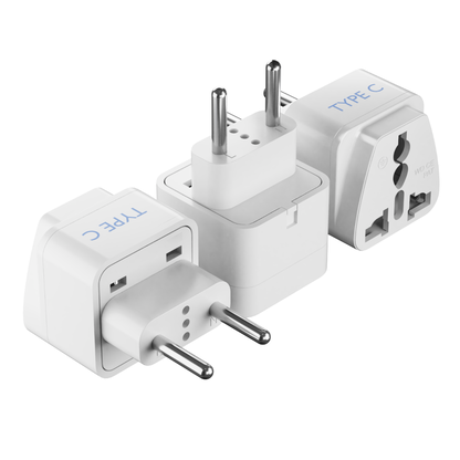 European Travel Adapter - Type C - 3 Pack (GP-9C)