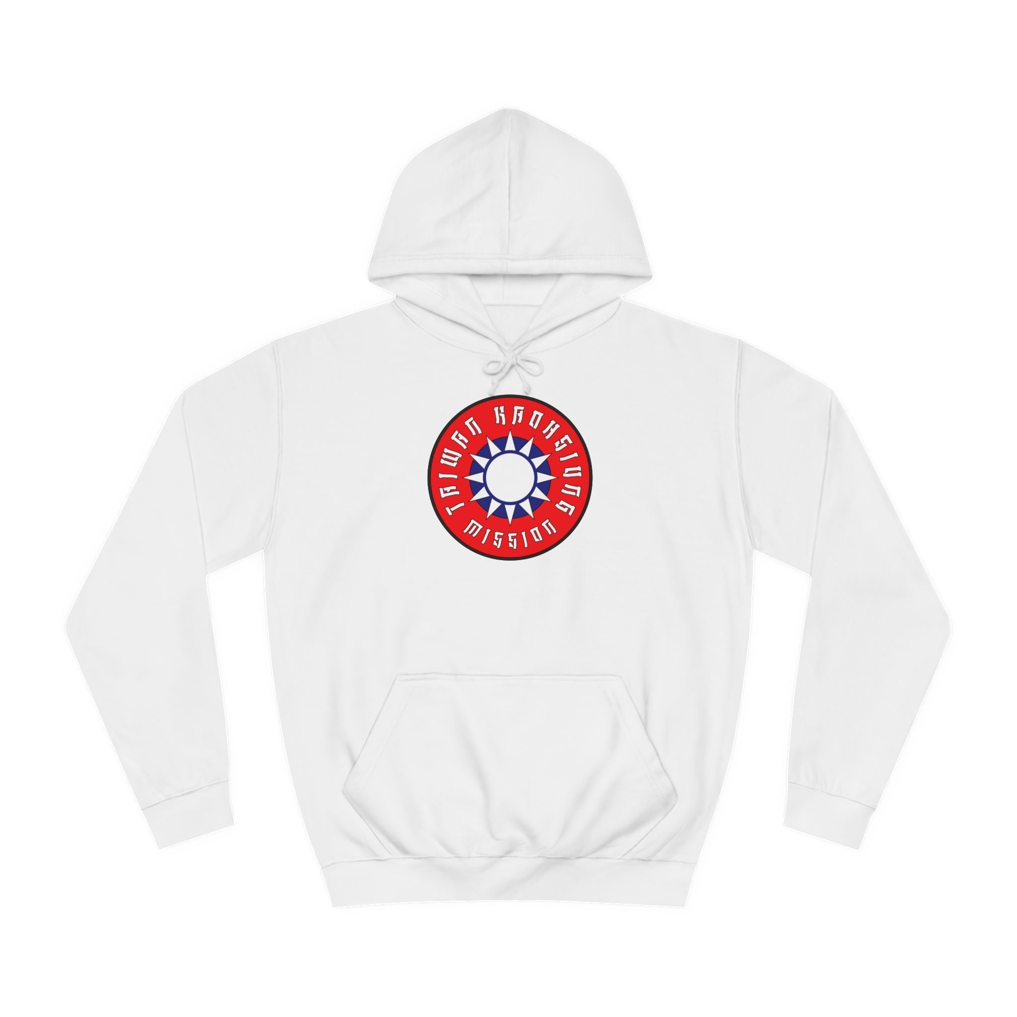 Taiwan Kaohsiung Mission Flag Logo (Black Border) College Hoodie - Latter-Day Saint LDS Missionary Gift - Book of Mormon