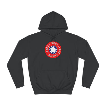 Taiwan Kaohsiung Mission Flag Logo (Black Border) College Hoodie - Latter-Day Saint LDS Missionary Gift - Book of Mormon