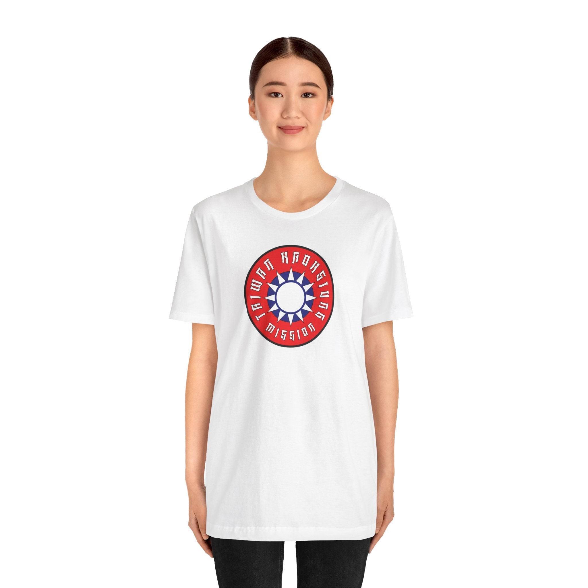 Taiwan Kaohsiung Mission Flag Logo T-shirt - Latter-Day Saint LDS Missionary Gift - Book of Mormon