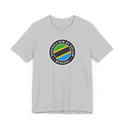 Tanzania Dar es Salaam Mission Flag Logo (Black Border) T-shirt - Latter-Day Saint LDS Missionary Gift - Book of Mormon