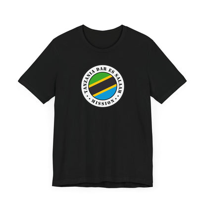 Tanzania Dar es Salaam Mission Flag Logo (White Border) T-shirt - Latter-Day Saint LDS Missionary Gift - Book of Mormon