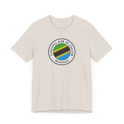 Tanzania Dar es Salaam Mission Flag Logo (White Border) T-shirt - Latter-Day Saint LDS Missionary Gift - Book of Mormon