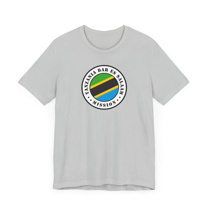 Tanzania Dar es Salaam Mission Flag Logo (White Border) T-shirt - Latter-Day Saint LDS Missionary Gift - Book of Mormon