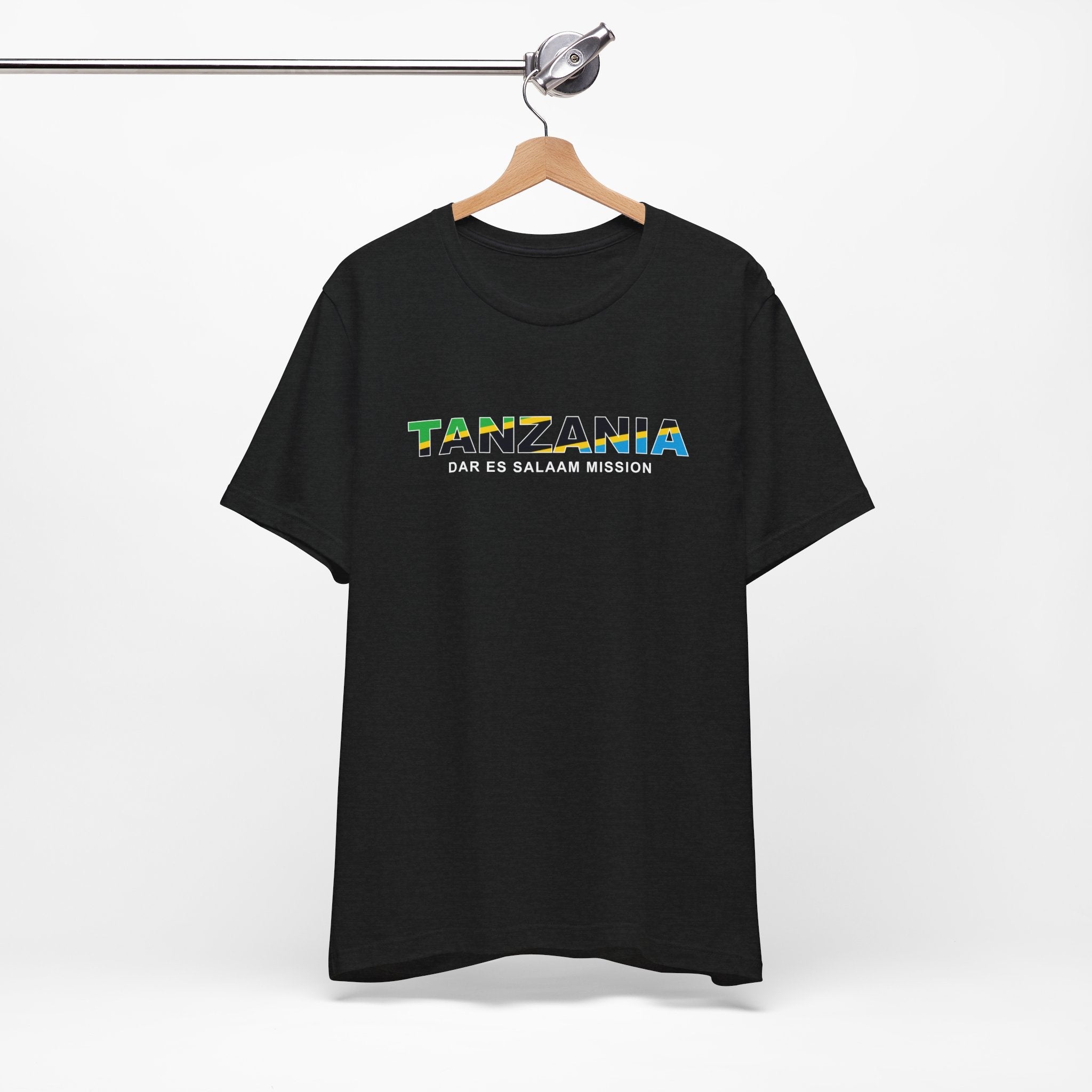 Tanzania Dar es Salaam Mission Flag Title T-shirt - Latter-Day Saint LDS Missionary Gift - Book of Mormon