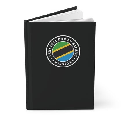 Tanzania Dar es Salaam Mission Logo Design Black Hardcover Journal Matte - Latter-Day Saint LDS Missionary Gift - Book of Mormon