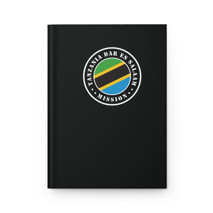 Tanzania Dar es Salaam Mission Logo Design Black Hardcover Journal Matte - Latter-Day Saint LDS Missionary Gift - Book of Mormon